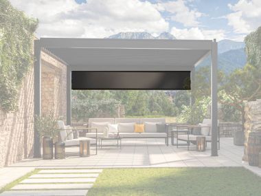 Seitenmarkise für Pergola 294 cm inkl. Elektromotor