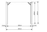 Carport Aluminium eloxiert 