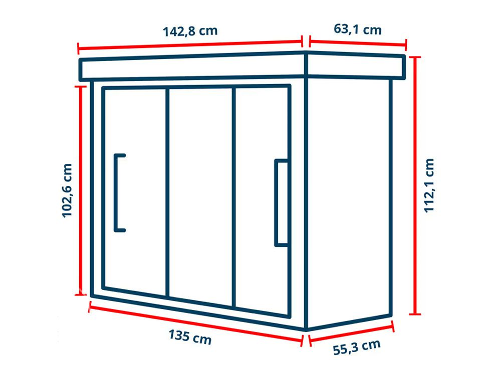 Geräteschrank Leon 1305 S